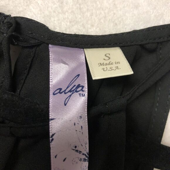 Alta Tank Top Women's Small Black Racerback Flowy Sleeveless Casual Lightweight‎ - Picture 9 of 12